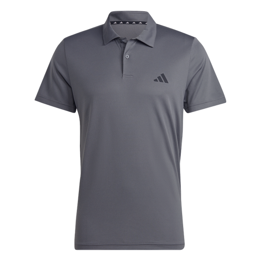 Train Essentials Training Polo Shirt 2XL / Grey Five/Black