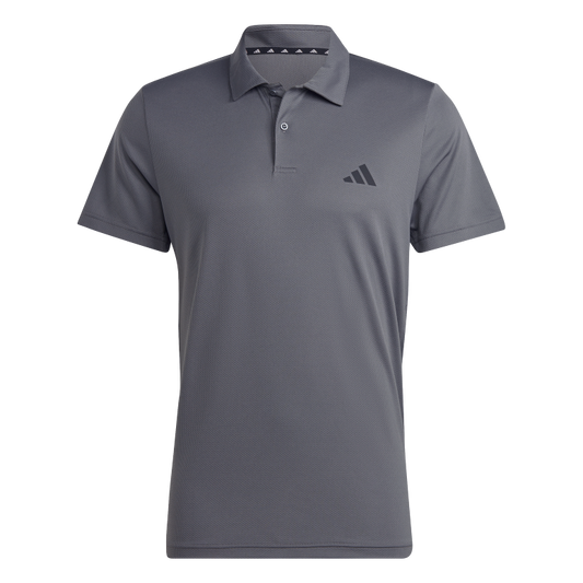 Train Essentials Training Polo Shirt 2XL / Grey Five/Black