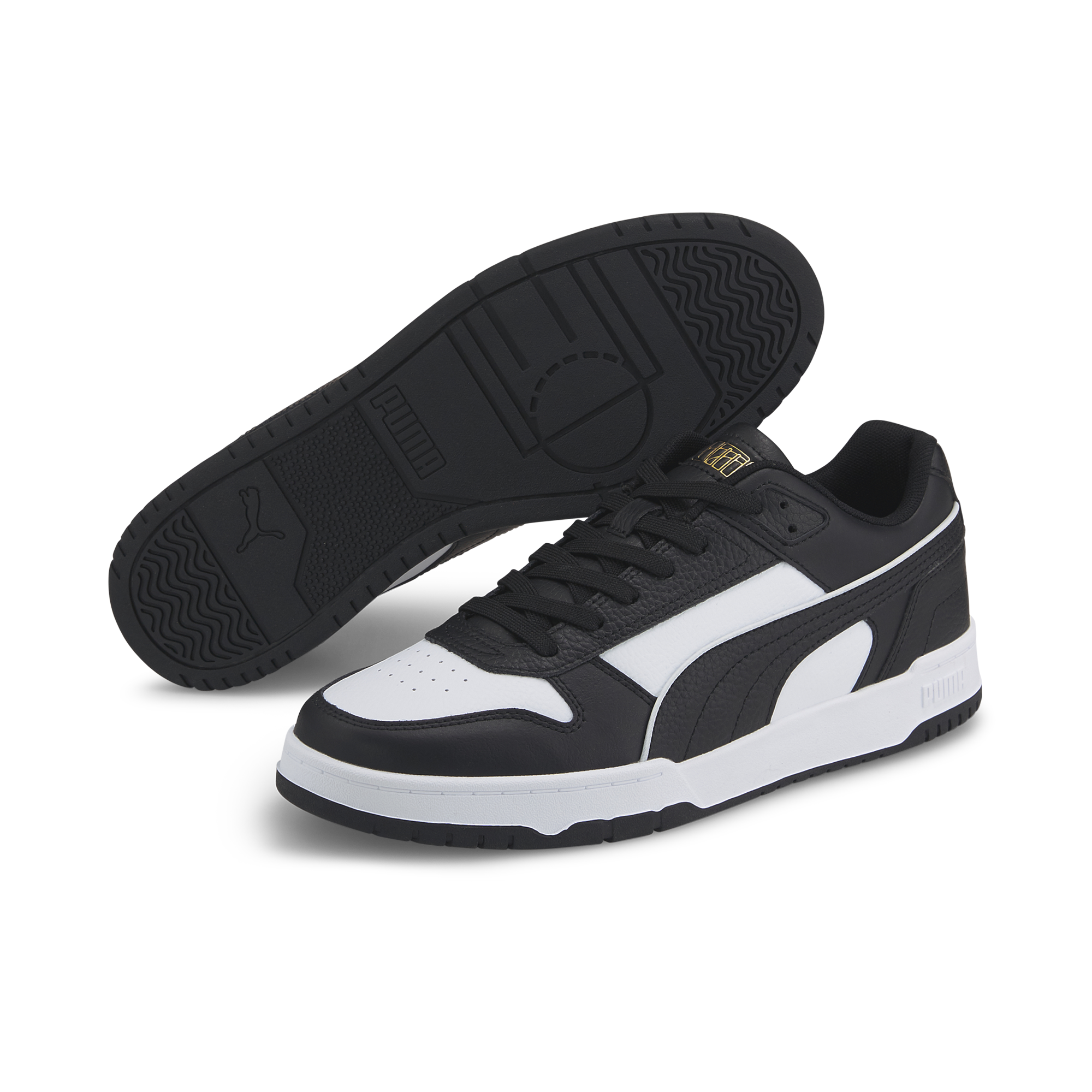 RBD Game Low 4 / Puma Black-Puma White-Puma Team Gold