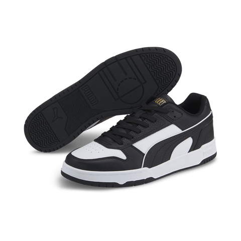 RBD Game Low 4 / Puma Black-Puma White-Puma Team Gold