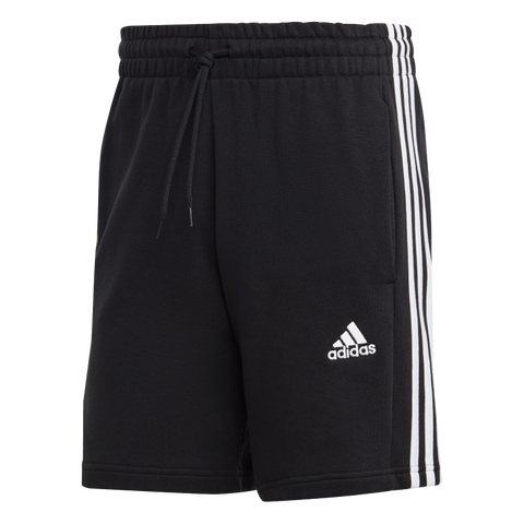 Essentials French Terry 3-Stripes Shorts 2XL / Black