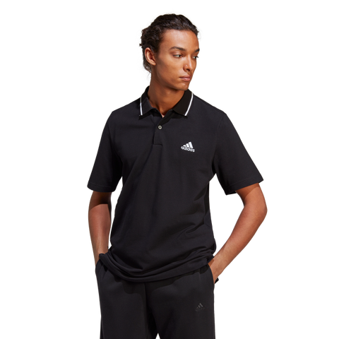 Essentials Piqué Small Logo Polo Shirt 2XL / Black