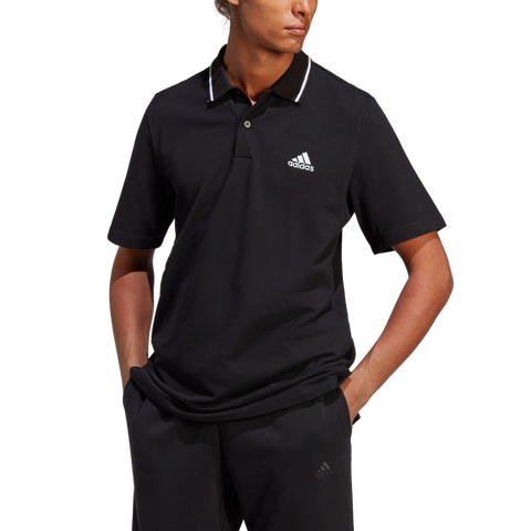 Essentials Piqué Small Logo Polo Shirt 2XL / Black