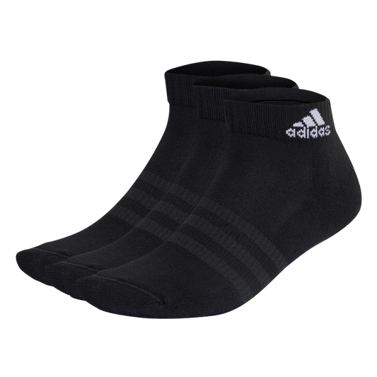 Cushioned Sportswear Ankle Socks 3 Pairs KXL / Black/White