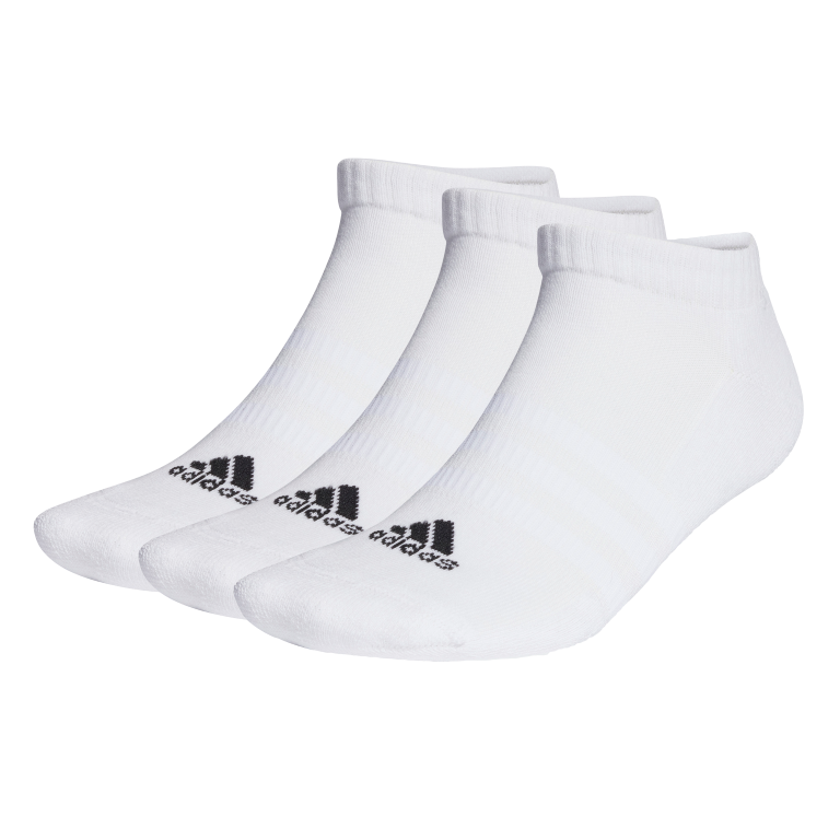 Cushioned Low-Cut Socks 3 Pairs KXL / White/Black