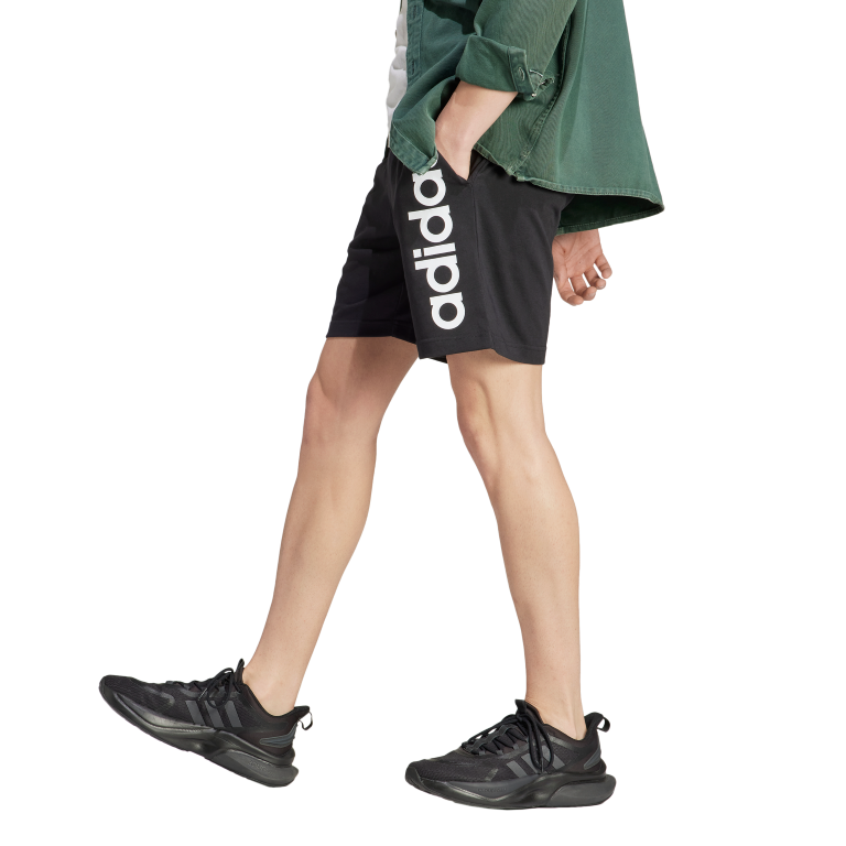 AEROREADY Essentials Single Jersey Linear Logo Shorts 2XL / Black