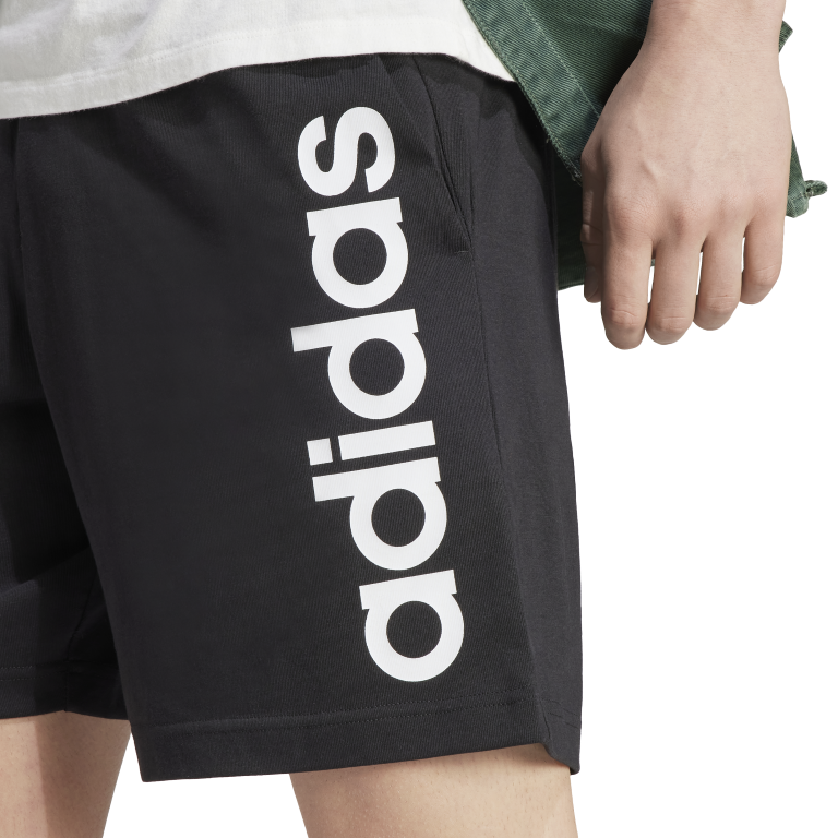 AEROREADY Essentials Single Jersey Linear Logo Shorts 2XL / Black