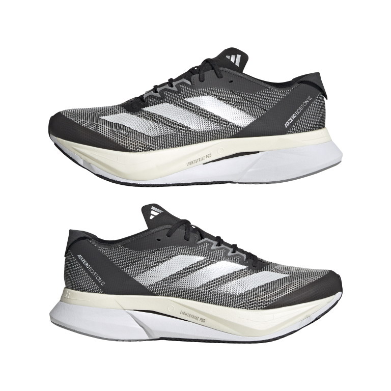 Adizero Boston 12 Shoes 4 / Core Black/Ftwr White/Carbon