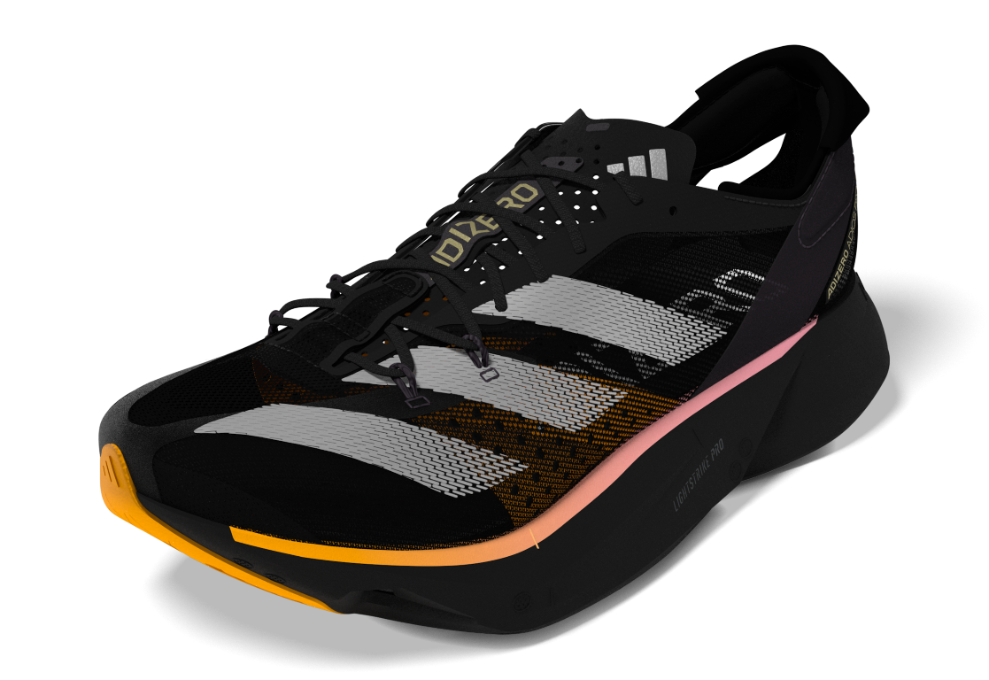 ADIZERO ADIOS PRO 3 Shoes 5 / Core Black/Zero Met./Spark