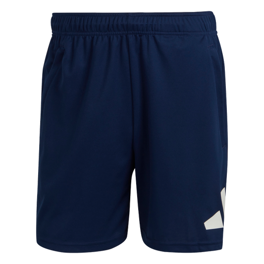 Train Essentials Logo Training Shorts 2XL5 / Dark Blue/White