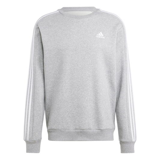 Essentials Fleece 3-Stripes Sweatshirt 2XL / Medium Grey Heather