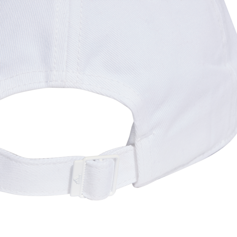 3-Stripes Cotton Twill Baseball Cap OSFC / White/Black