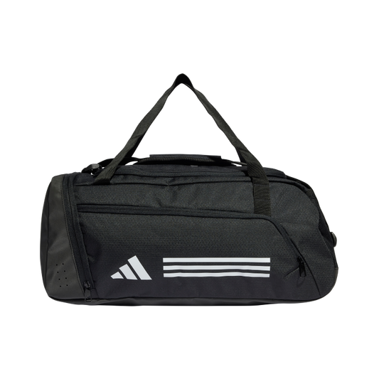 Essentials 3-Stripes Duffel Bag Small NS / Black/White