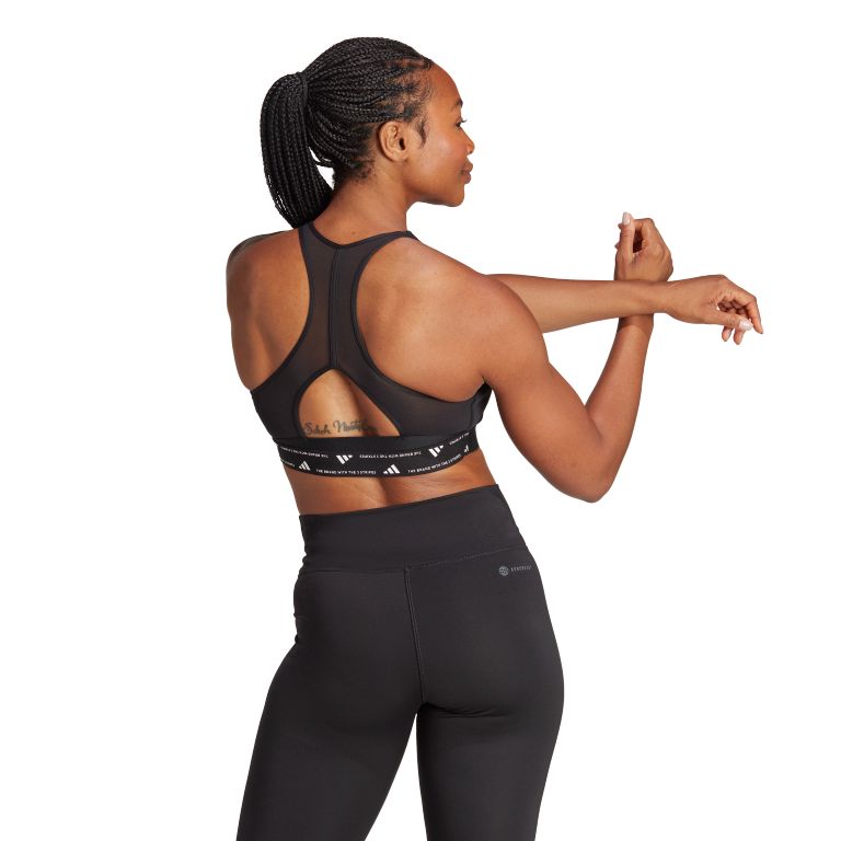 Powerreact Training Medium-Support Bra 2XAB / Black