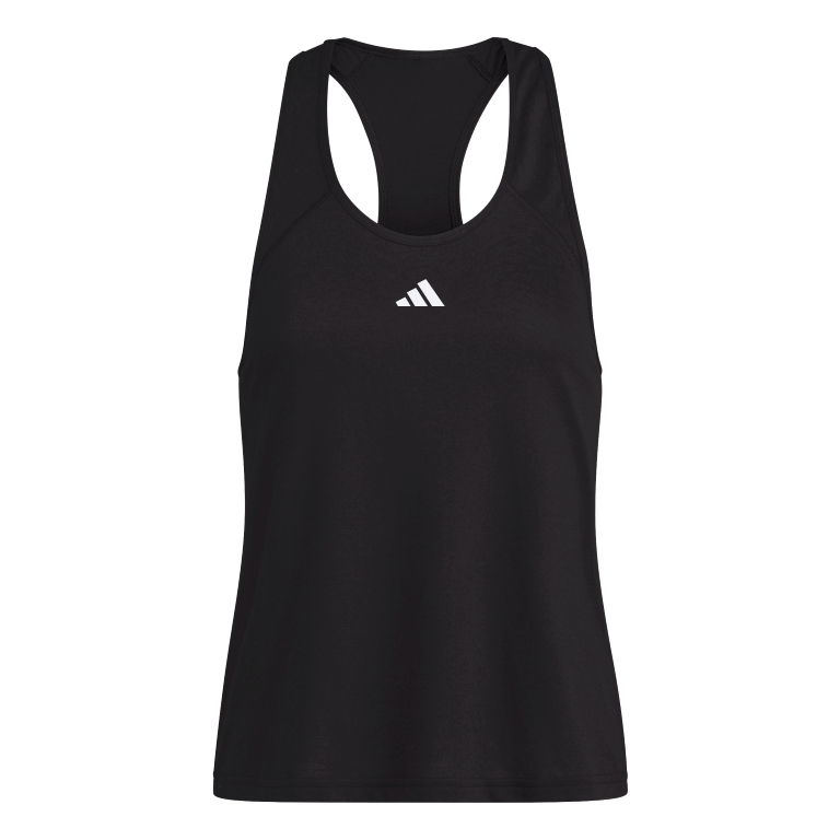 Train Essentials Minimal Branding Racerback Tank Top 2XL / Black