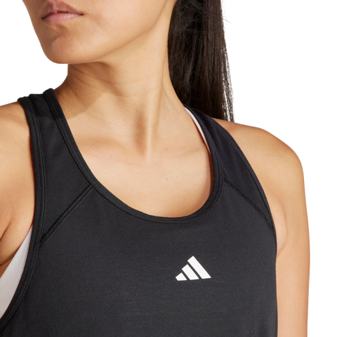 Train Essentials Minimal Branding Racerback Tank Top 2XL / Black