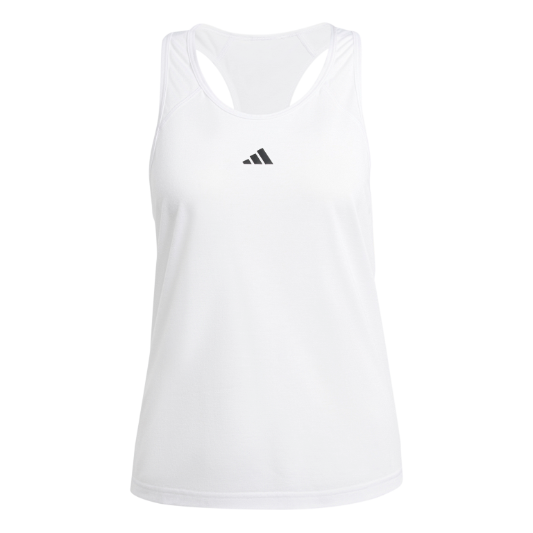 Train Essentials Minimal Branding Racerback Tank Top 2XL / White