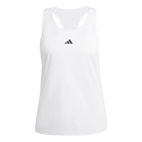 Train Essentials Minimal Branding Racerback Tank Top 2XL / White