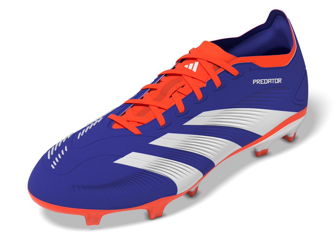 Predator League Firm Ground Boots 4 / Lucid Blue/Ftwr White/Solar Red