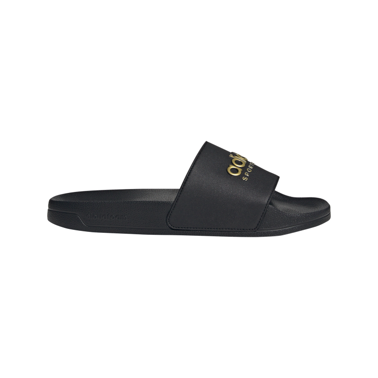 Adilette Shower Slides 4 / Core Black/Core Black/Matte Gold