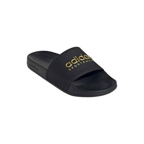 Adilette Shower Slides 4 / Core Black/Core Black/Matte Gold