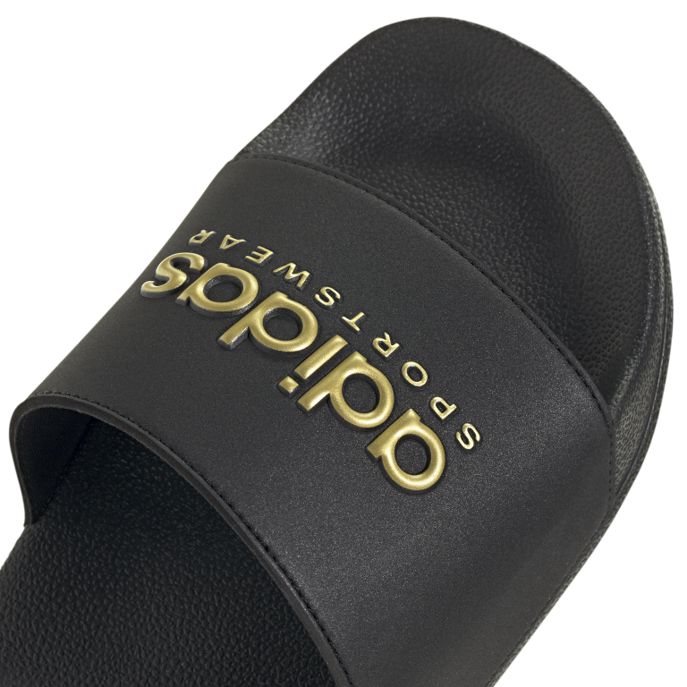 Adilette Shower Slides 4 / Core Black/Core Black/Matte Gold