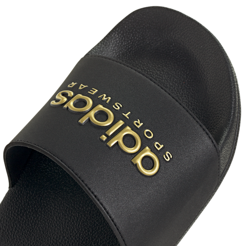 Adilette Shower Slides 4 / Core Black/Core Black/Matte Gold