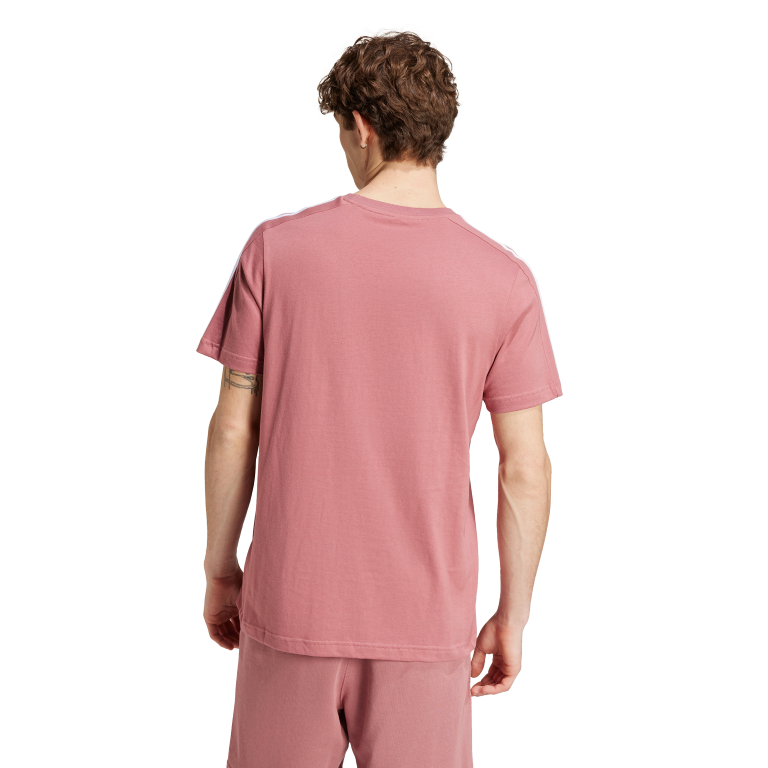 Essentials Single Jersey 3-Stripes T-Shirt 2XL / Preloved Crimson