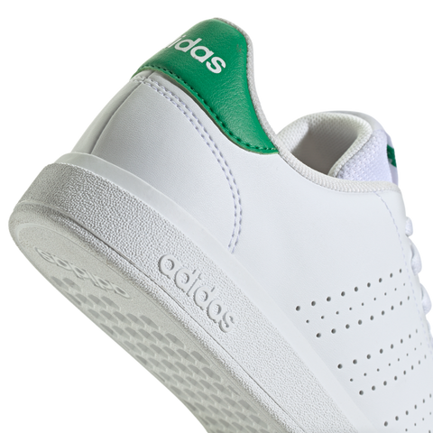 Advantage Base 2.0 Shoes Kids 4 / Ftwr White/Ftwr White/Green