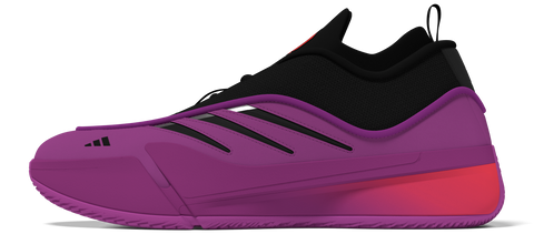 Lillard Dame 9 Low Trainers 4 / Purple Burst/Core Black/Solar Red