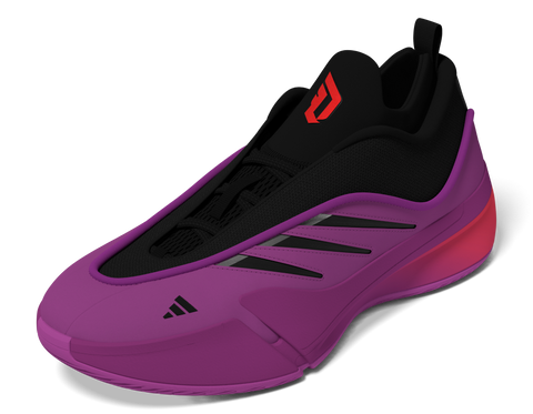 Lillard Dame 9 Low Trainers 4 / Purple Burst/Core Black/Solar Red