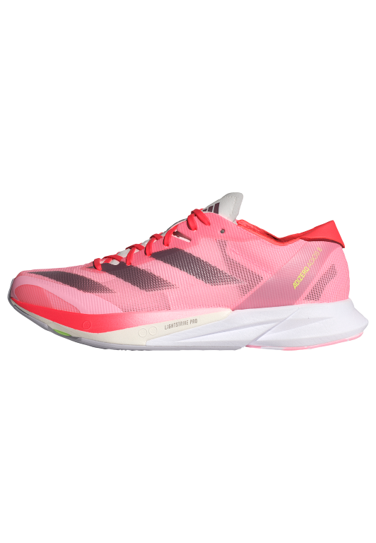 ADIZERO ADIOS 8 W 5 / Pink Spark/Aurora Met./Solar Red