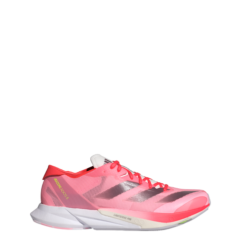 ADIZERO ADIOS 8 W 5 / Pink Spark/Aurora Met./Solar Red