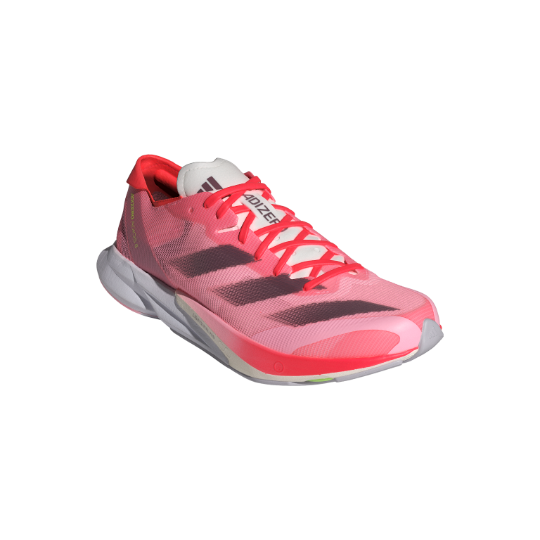 ADIZERO ADIOS 8 W 5 / Pink Spark/Aurora Met./Solar Red