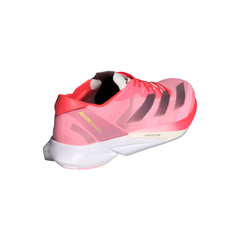 ADIZERO ADIOS 8 W 5 / Pink Spark/Aurora Met./Solar Red