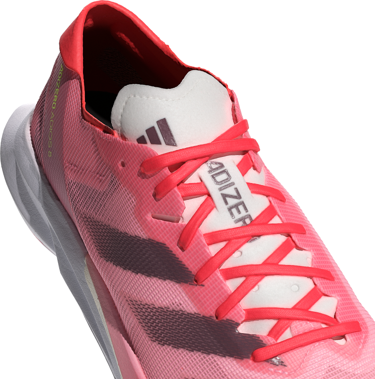 ADIZERO ADIOS 8 W 5 / Pink Spark/Aurora Met./Solar Red