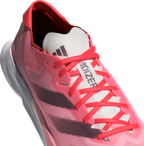 ADIZERO ADIOS 8 W 5 / Pink Spark/Aurora Met./Solar Red