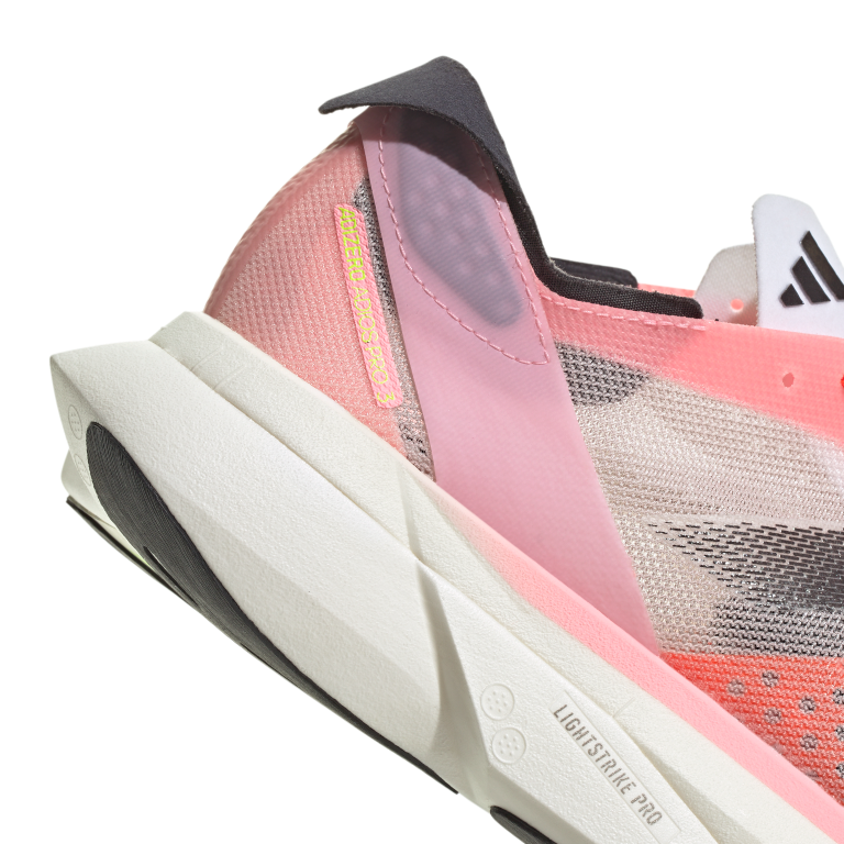 ADIZERO ADIOS PRO 3 Shoes 5 / Pink Spark/Aurora Met./Sandy Pink