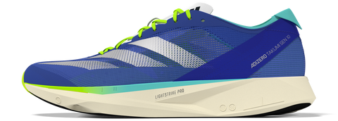 Adizero Takumi Sen 10 Shoes 7 / Cobalt Blue/Zero Met./Lucid Lemon