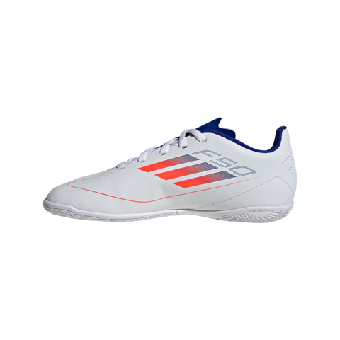 F50 Club Indoor Boots Kids 1 / Ftwr White/Solar Red/Lucid Blue