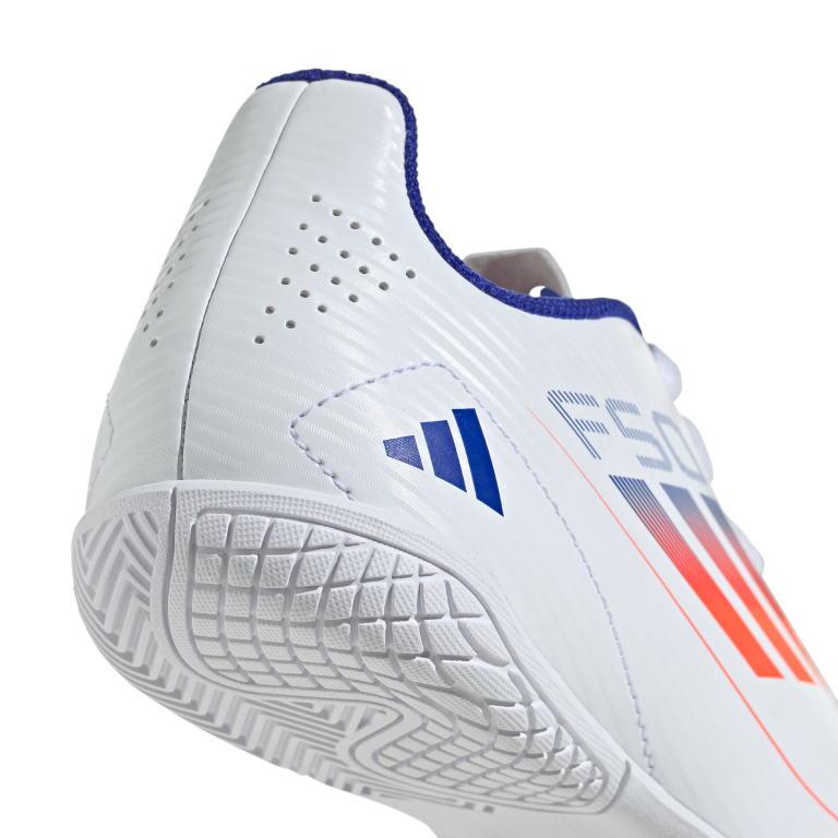 F50 Club Indoor Boots Kids 1 / Ftwr White/Solar Red/Lucid Blue