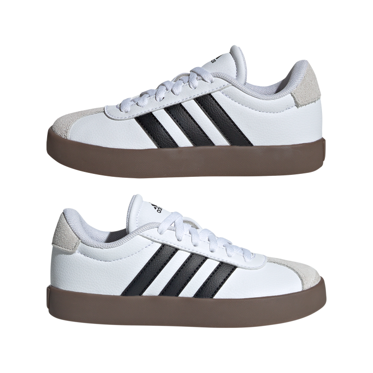 VL Court 3.0 Shoes Kids 1 / Ftwr White/Core Black/Grey One