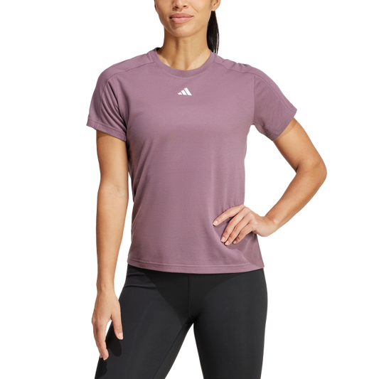 AEROREADY Train Essentials Minimal Branding Crewneck T-Shirt 2XL / Shadow Fig