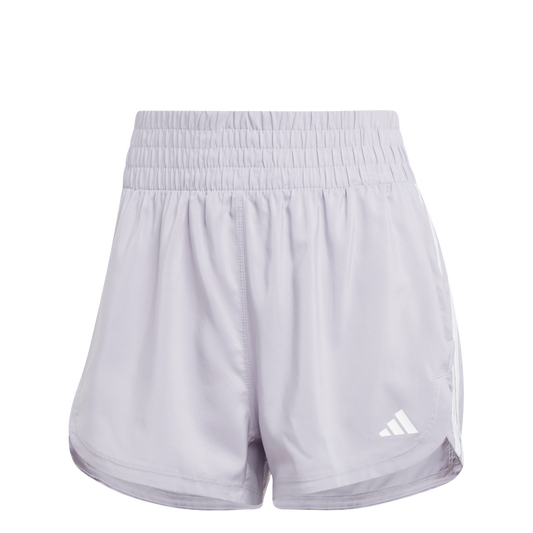 Pacer Training 3-Stripes Woven High-Rise Shorts 2XL3 / Glory Grey/White