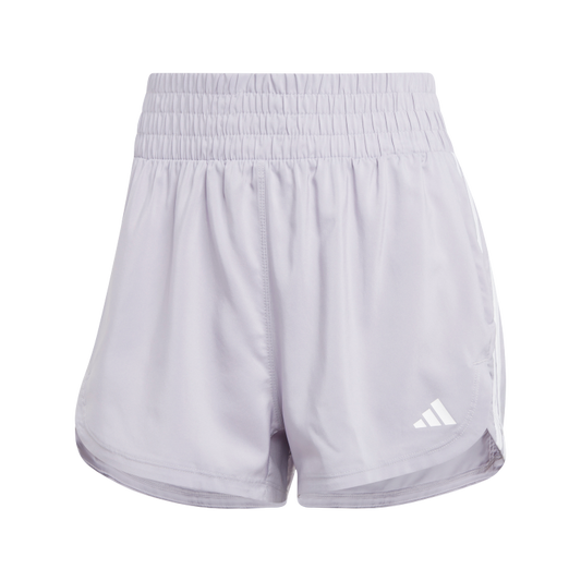 Pacer Training 3-Stripes Woven High-Rise Shorts 2XL3 / Glory Grey/White