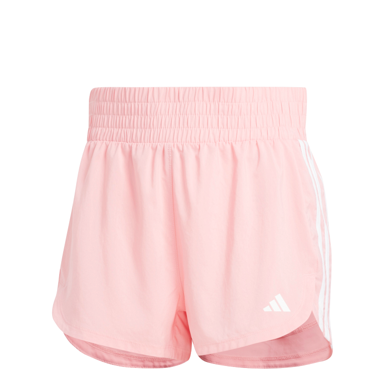 Pacer Training 3-Stripes Woven High-Rise Shorts 2XL3 / Semi Pink Spark/White