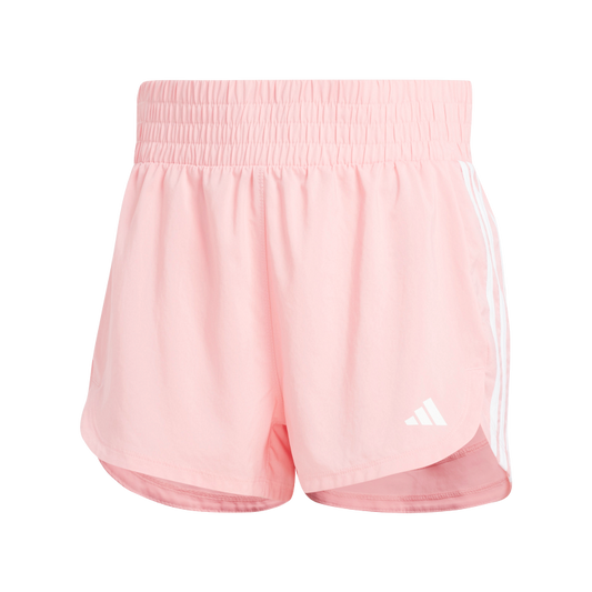 Pacer Training 3-Stripes Woven High-Rise Shorts 2XL3 / Semi Pink Spark/White