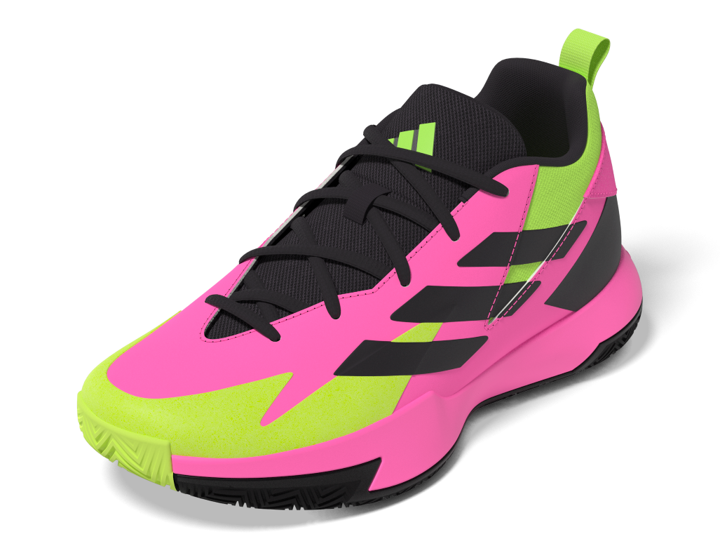 Cross Em Up Select Mid Trainers Kids 4 / Lucid Pink/Aurora Black/Lucid Lemon