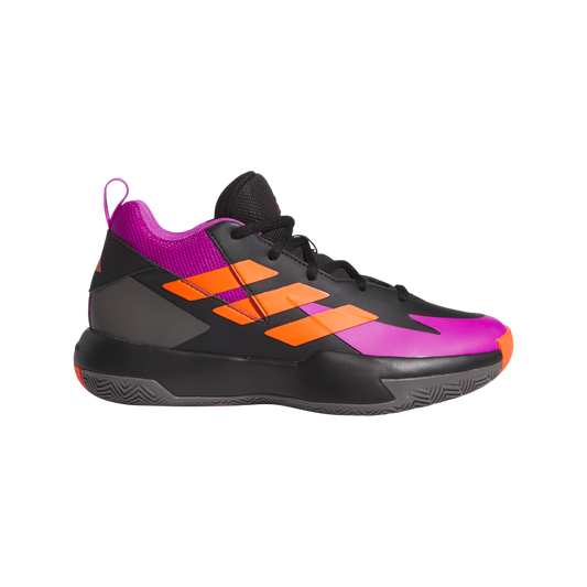 Cross Em Up Select Mid Trainers Kids 4 / Core Black/Purple Burst/Impact Orange