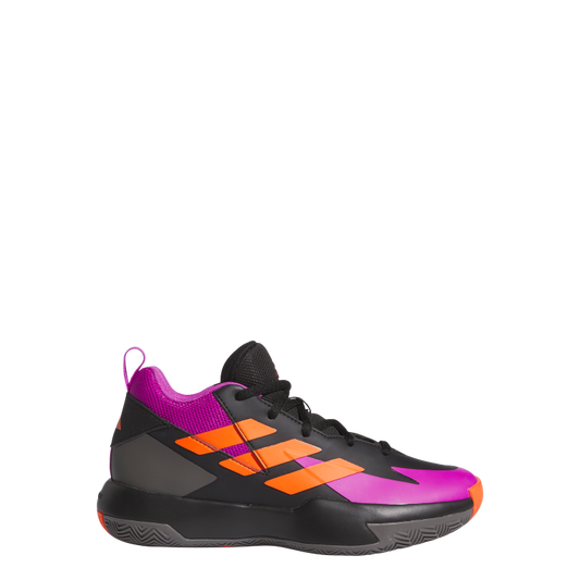 Cross Em Up Select Mid Trainers Kids 4 / Core Black/Purple Burst/Impact Orange